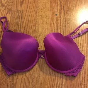 Purple Push Up Bra 36D